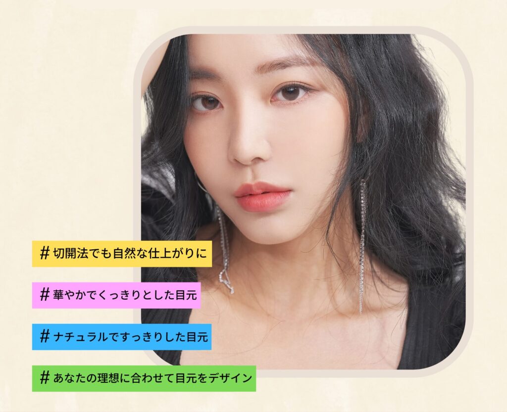 VVLY整形外科 理想の目元シミュレーション